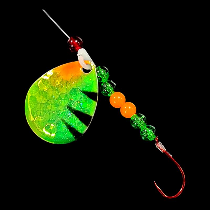 Bago Lures Antifreeze Perch Walleye Whisperer Spinner Rig.
