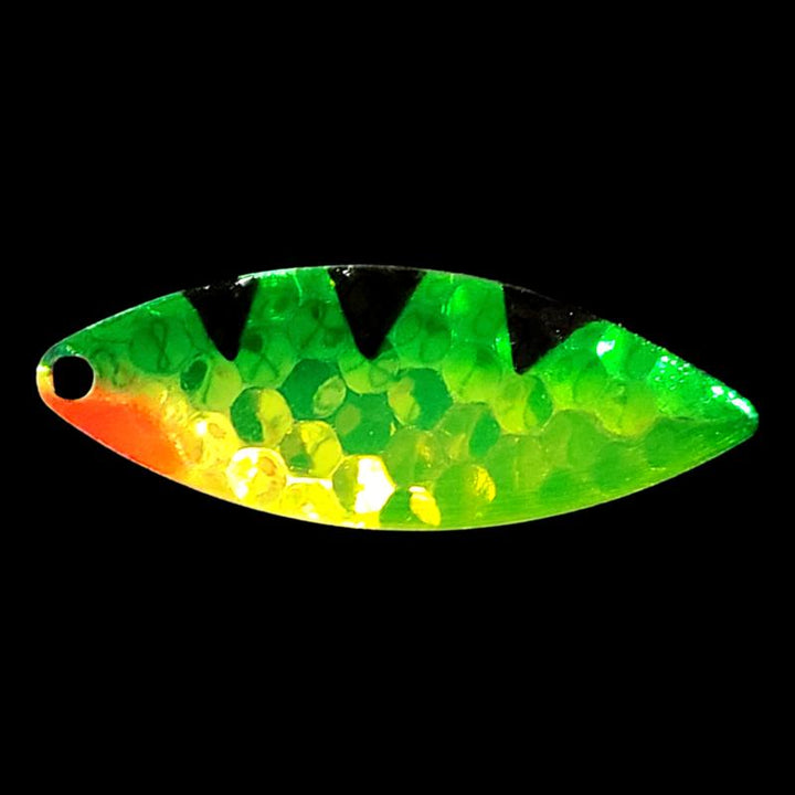 Bago Lures Antifreeze Perch Walleye Whisperer Willow Leaf Spinner Blade.