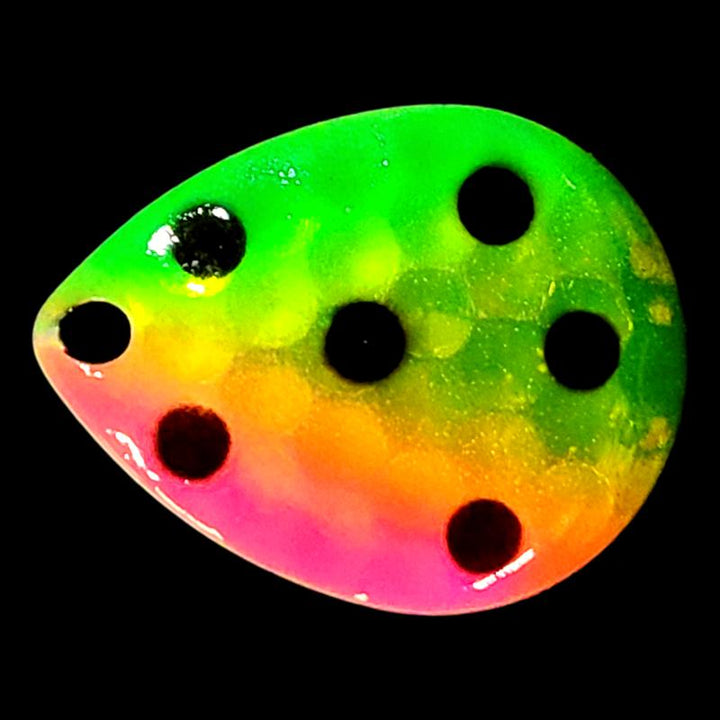 Bago Lures Antifreeze Watermelon Walleye Whisperer Deep Cup Colorado Blade.