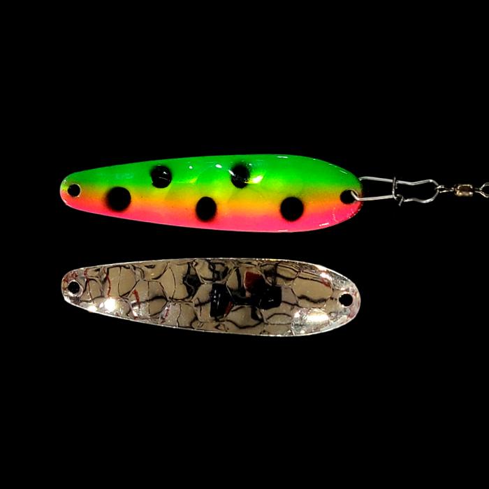 Crawler Dancer Spoon Harness with silver back.