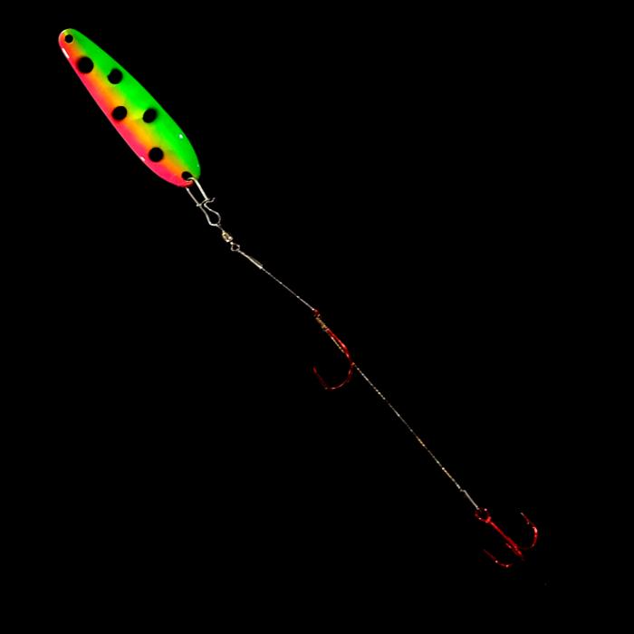 Bago Lures Antifreeze Watermelon Crawler Dancer Spoon Harness.