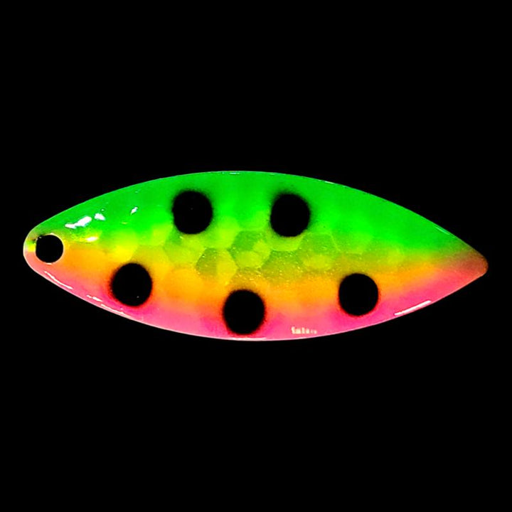 Bago Lures Antifreeze Watermelon Walleye Whisperer Willowleaf Blade.