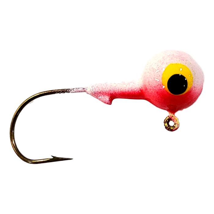 Bago Lures Bloody Nose Trophy Chaser Round Head Jig with bait keeper barb.