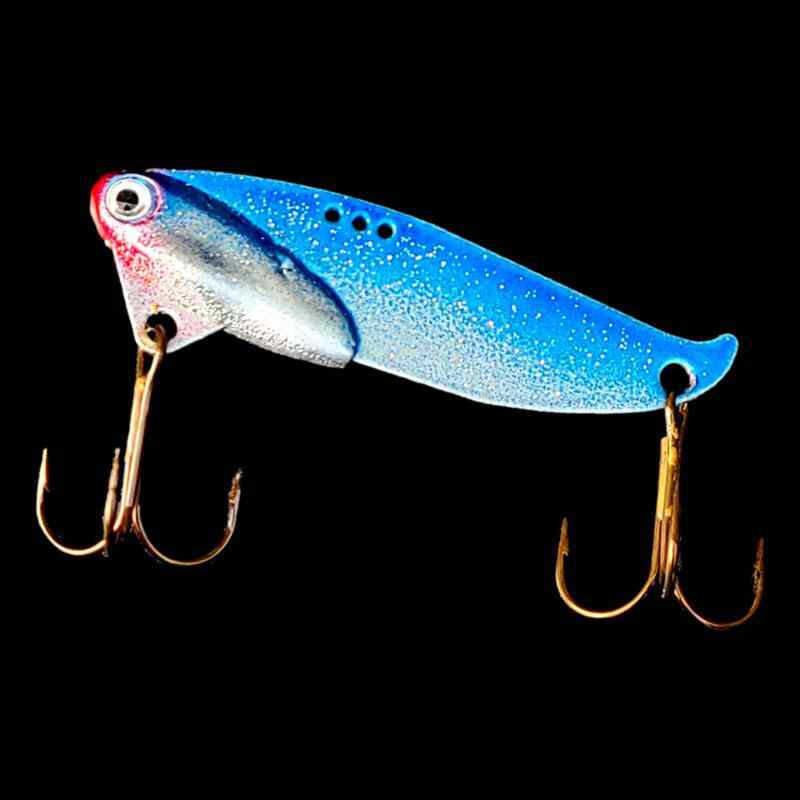 Bago Lures Blue Chrome Blade Bait.