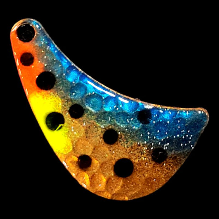 Bago Lures Blue Huckleberry Walleye Whisperer Hatchet Spinner Blade.