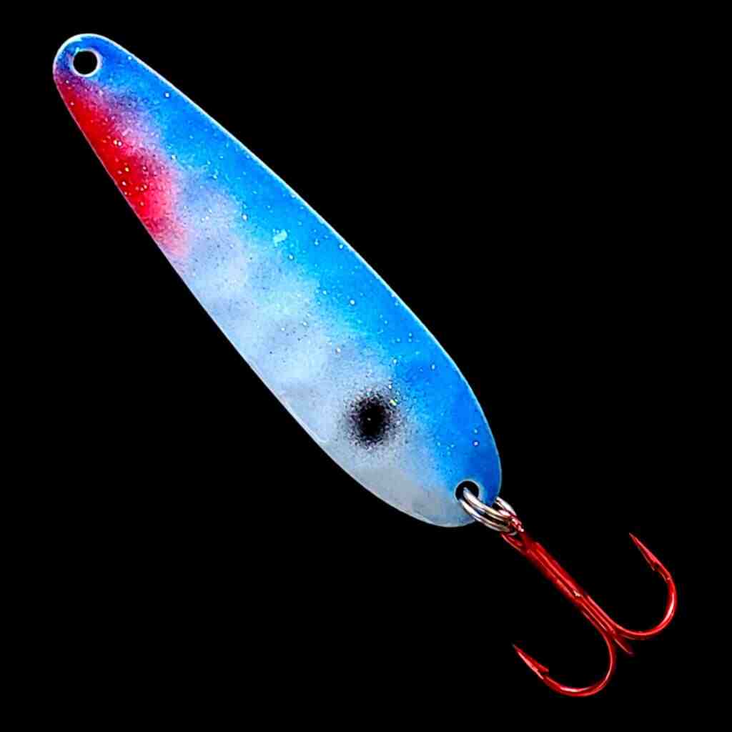 Bago Lures Blue Shad Flutter Spoon.