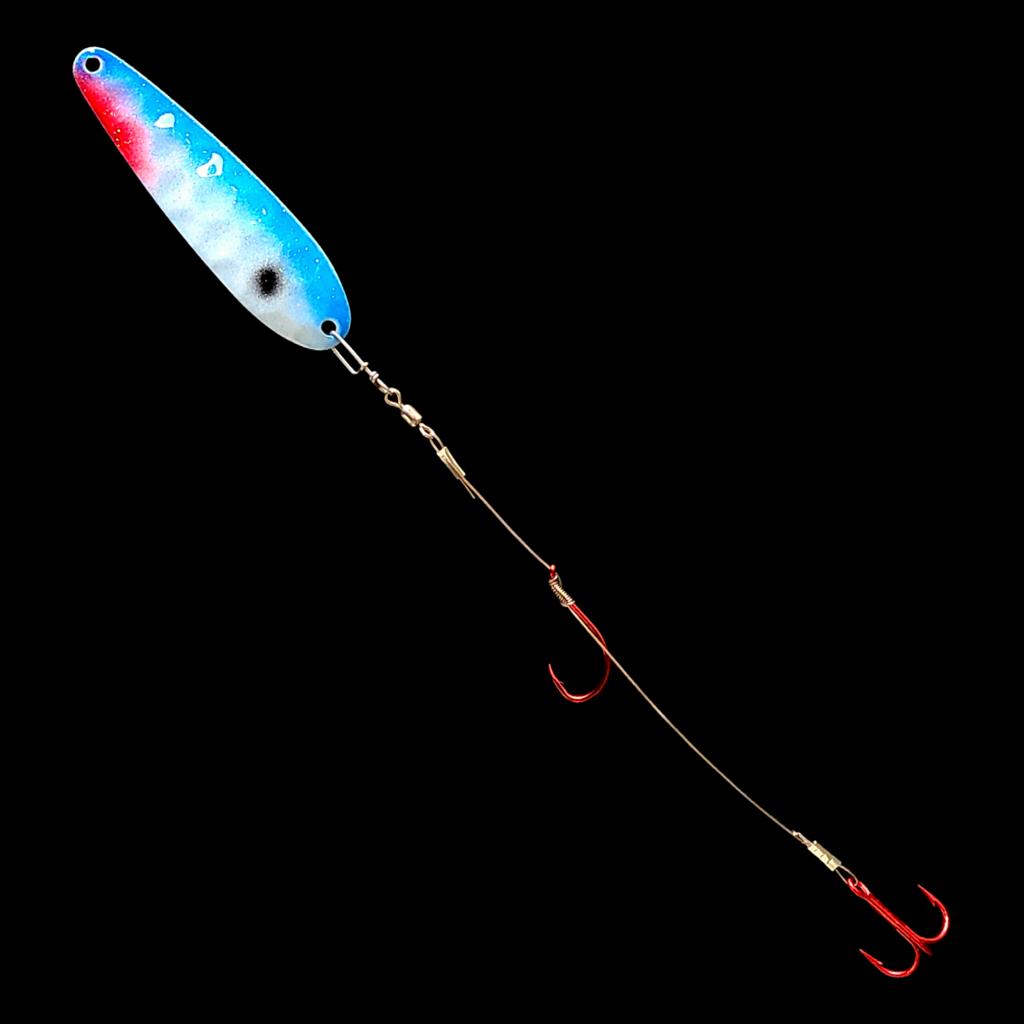 Bago Lures Blue Shad Spoon Harness.