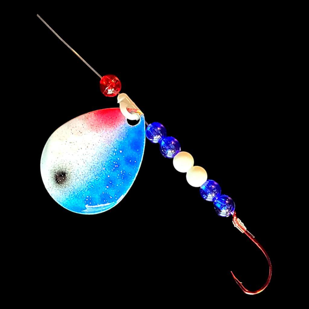 Bago Lures Blue Shad Walleye Spinner Rig.