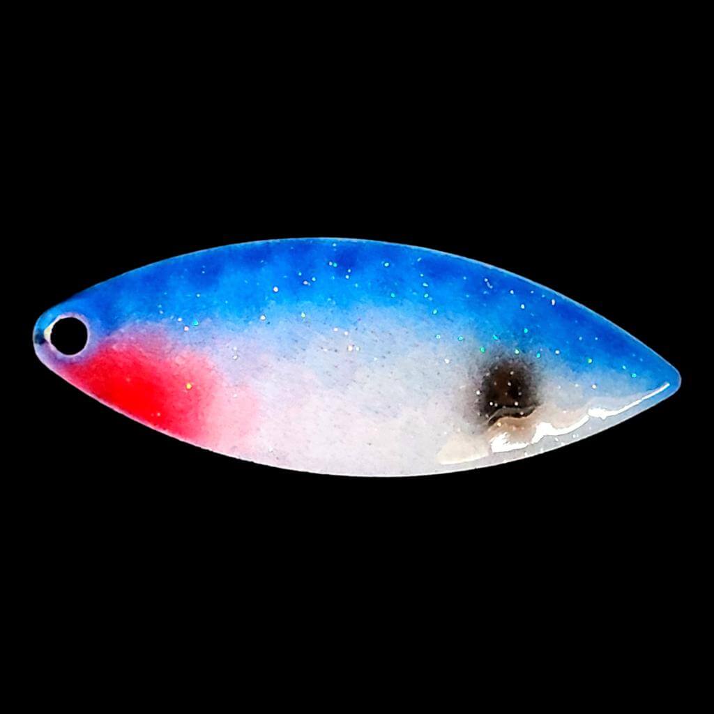 Bago Lures Blue Shad Willowleaf Spinner Blade.