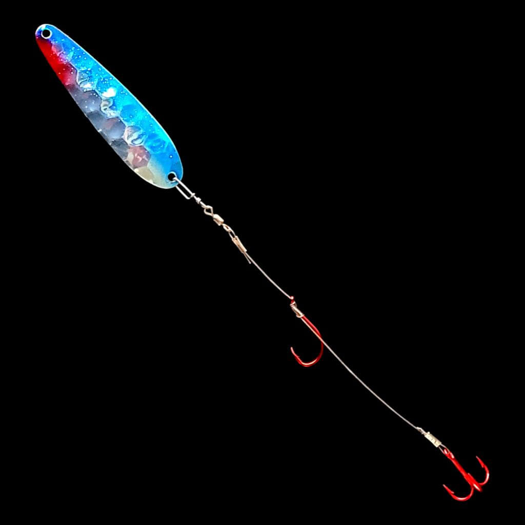 Bago Lures Blue Shiner Spoon Harness.