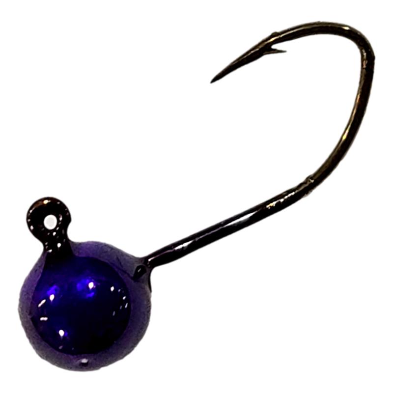 Bago Lures Candy Purple Sickle Hook Panfish Jig.