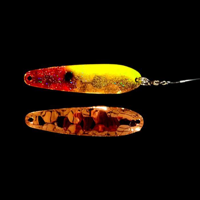 Clown Slow Death Whisperer Spoon Harness with copper back.