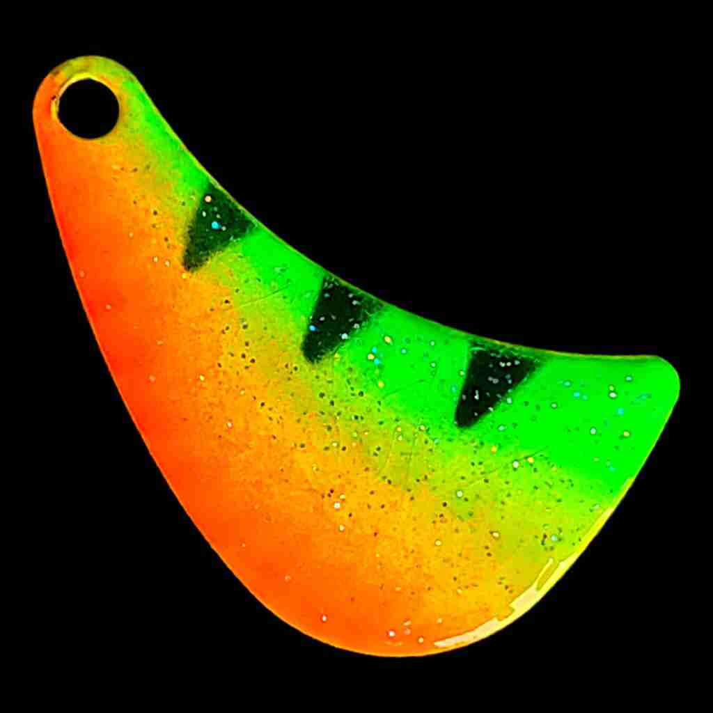 Bago Lures Firetiger Hatchet Spinner Blade.