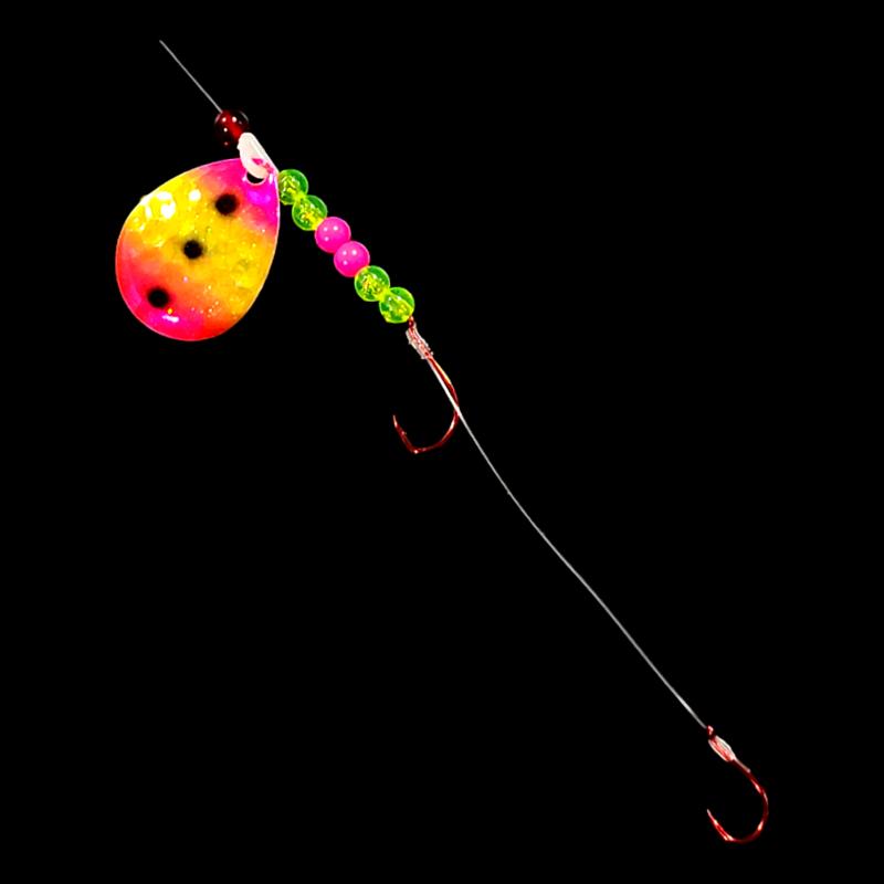 Bago Lures Freeze Out Walleye Whisperer Crawler Harness.