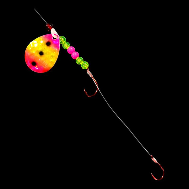 Bago Lures Freeze Out Walleye Whisperer Crawler Harness.