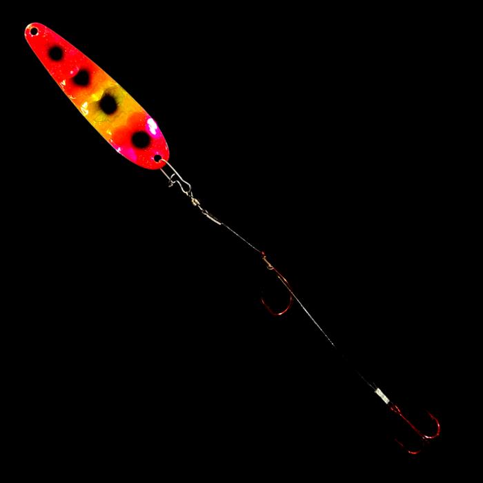 Bago Lures Freeze Out Crawler Dancer Spoon Harness.