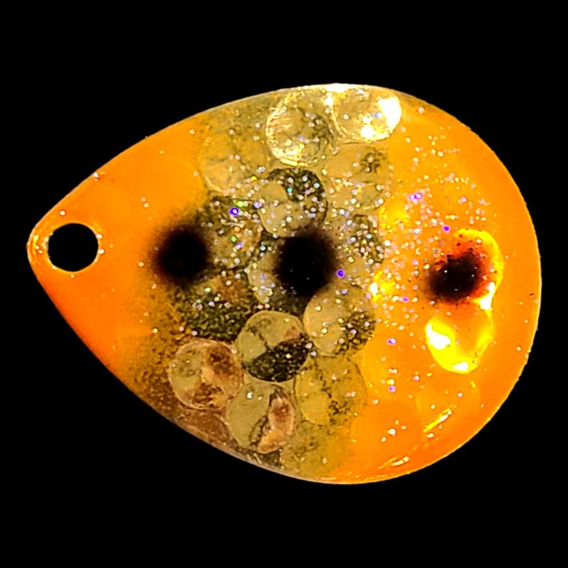 Bago Lures Gold Rush Walleye Whisperer Deep Cup Colorado Blade.