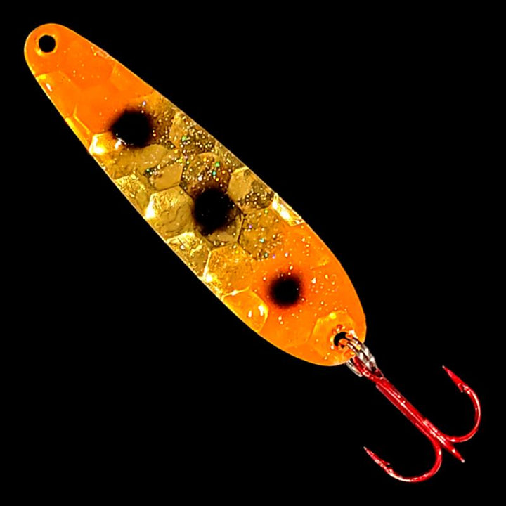Bago Lures Gold Rush Walleye Whisperer Flutter Spoon.