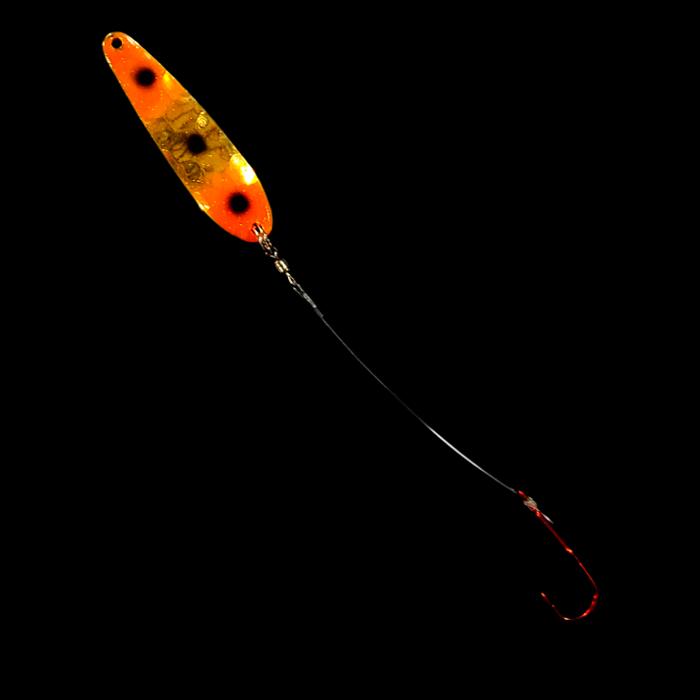 Bago Lures Gold Rush Slow Death Whisperer Spoon Harness.