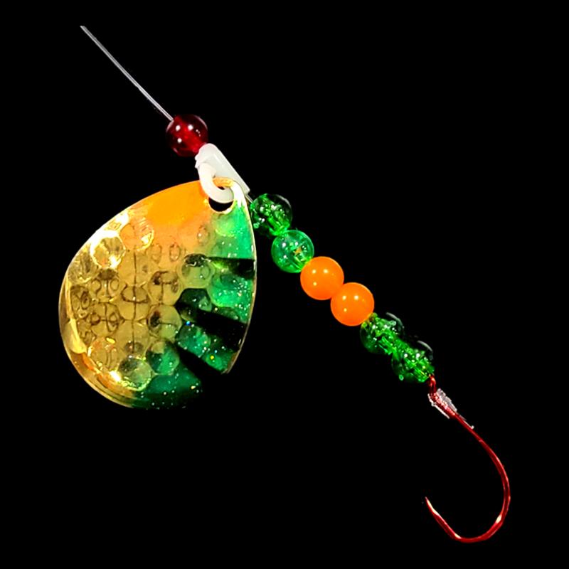 Walleye Spinner Rigs Single Hook Leech Minnow – Bago Lures