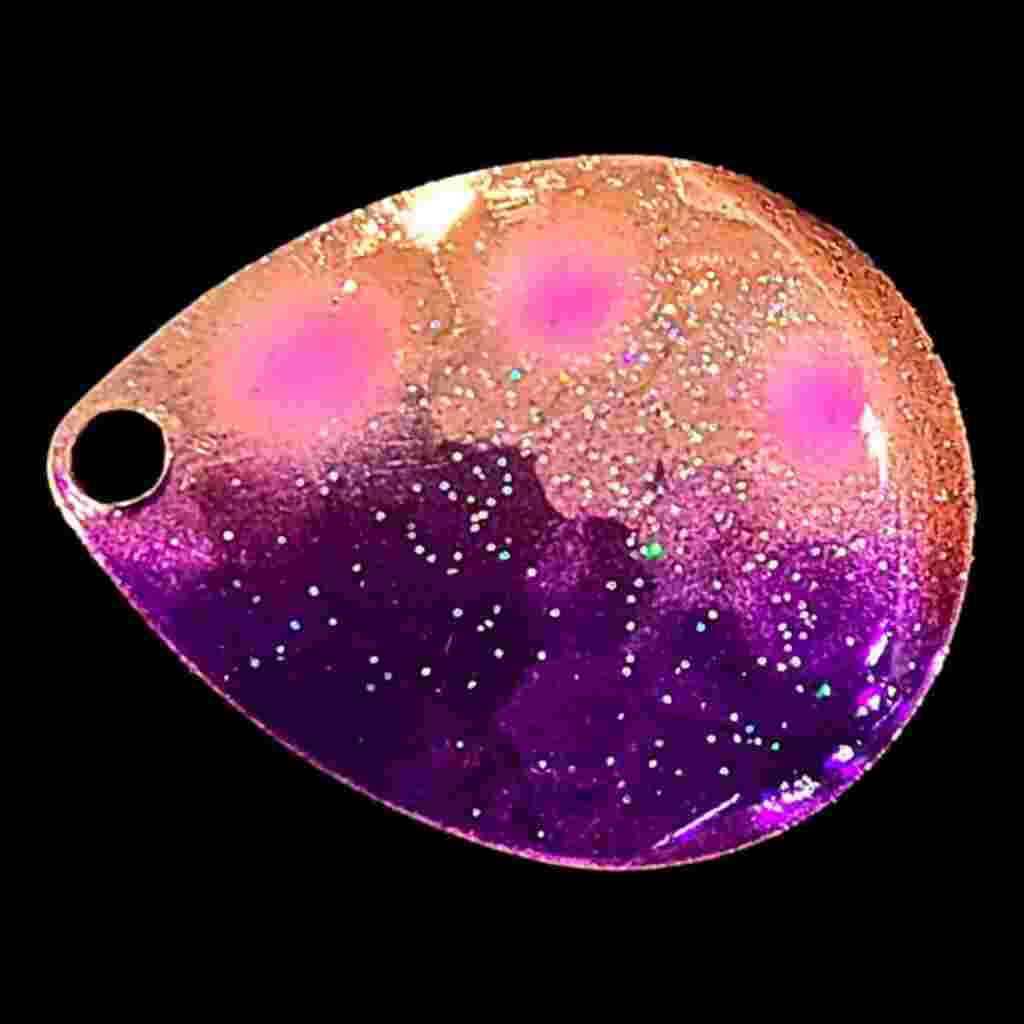 Bago Lures Grape Jelly Deep Cup Colorado Blade.