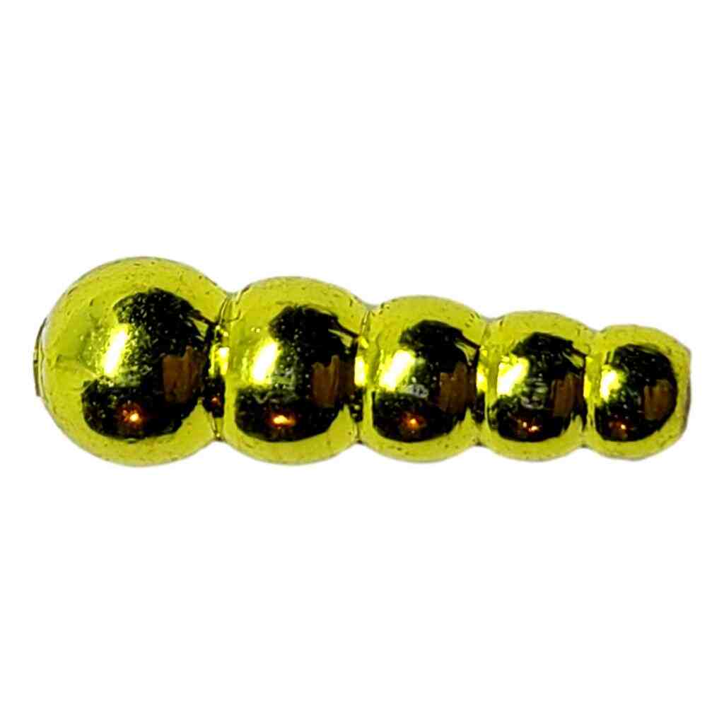 Metallic Chartreuse Stack Beads.