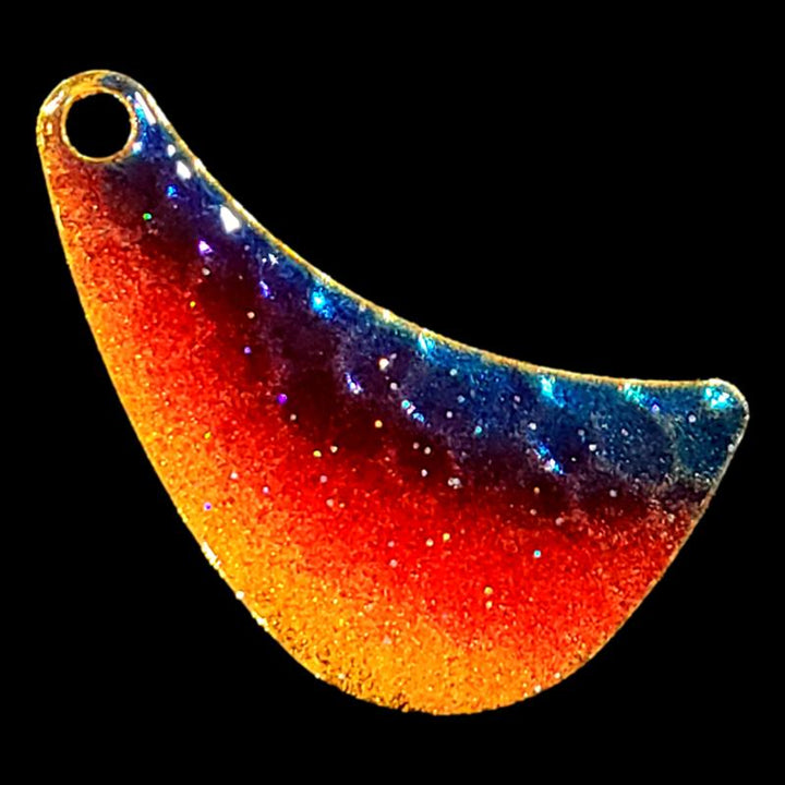 Bago Lures Metallic Superman Hatchet Blade.