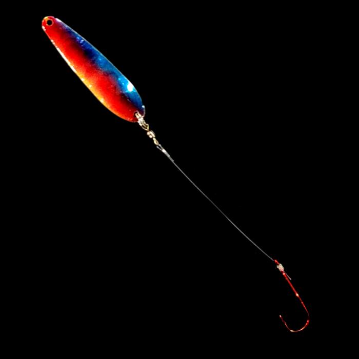 Bago Lures Metallic Superman Slow Death Whisperer Spoon Harness.