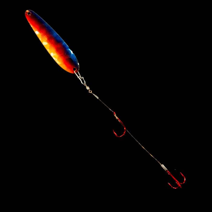 Bago Lures Metallic Superman Crawler Dancer Spoon Harness.