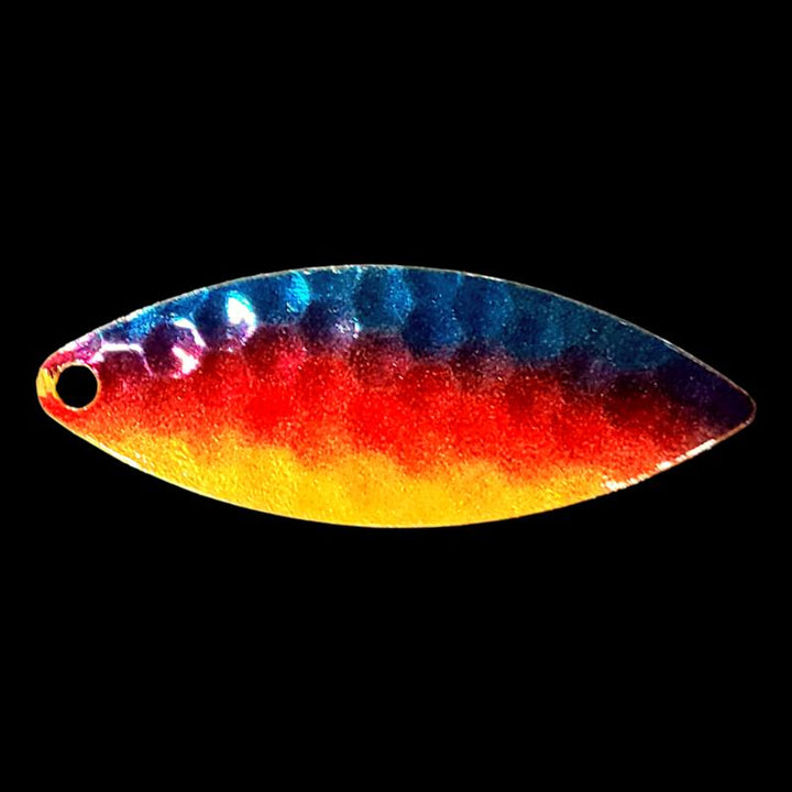 Bago Lures Metallic Superman Walleye Whisperer Willowleaf Blade.