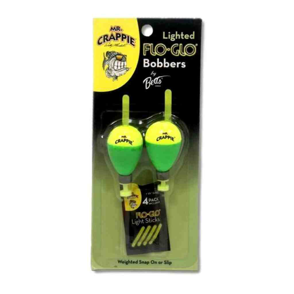 Mr. Crappie Flo-Glo Lighted Bobbers Two Pack.