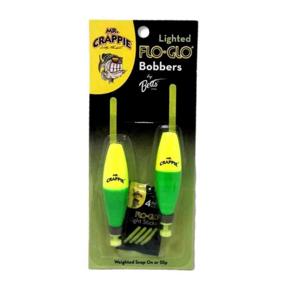 Mr. Crappie Lighted Cigar Shaped Bobbers Two Pack.