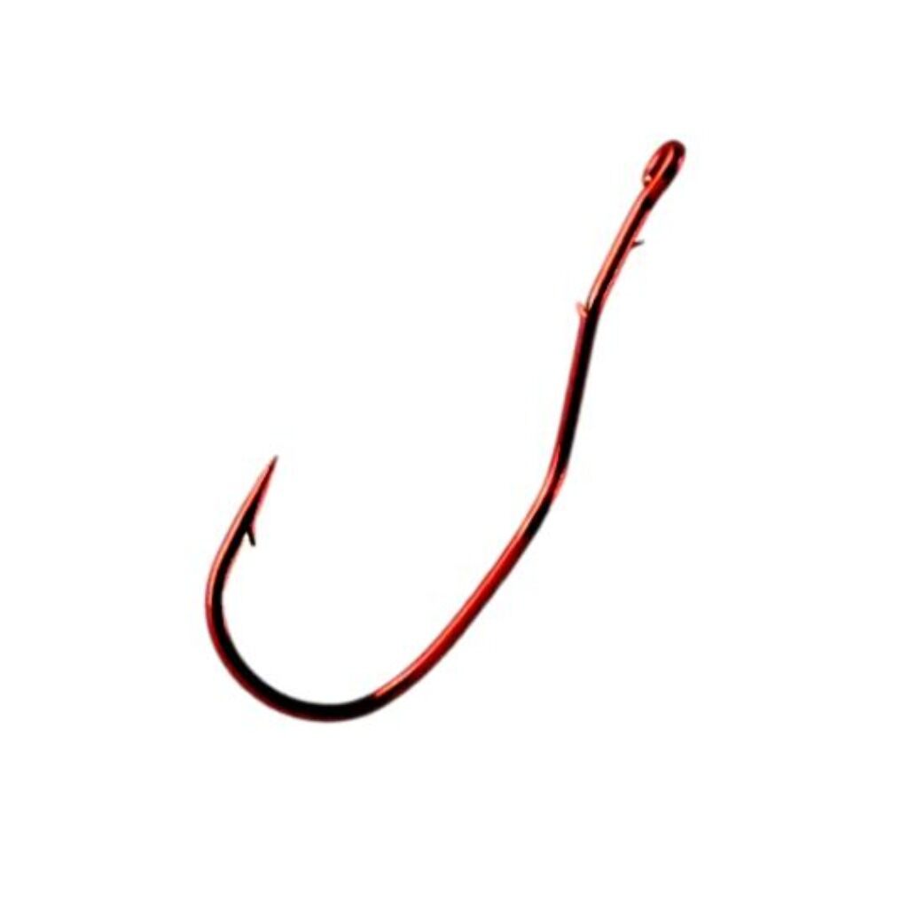 Red Mustad 33862 Slow Death Hook.