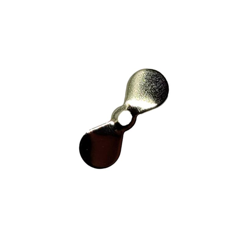 chopper propellor fishing lure blades Propeller Blades NICKEL / SIZE 2: 11/16" (5 PER PACK)