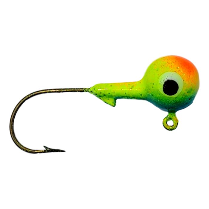 Bago Lures Parrot Trophy Chaser Round Head Jig with bait keeper barb.