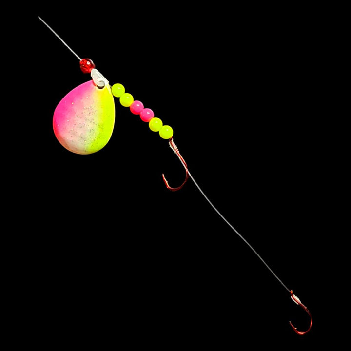 Bago Lures Pink Lemonade Crawler Harness.