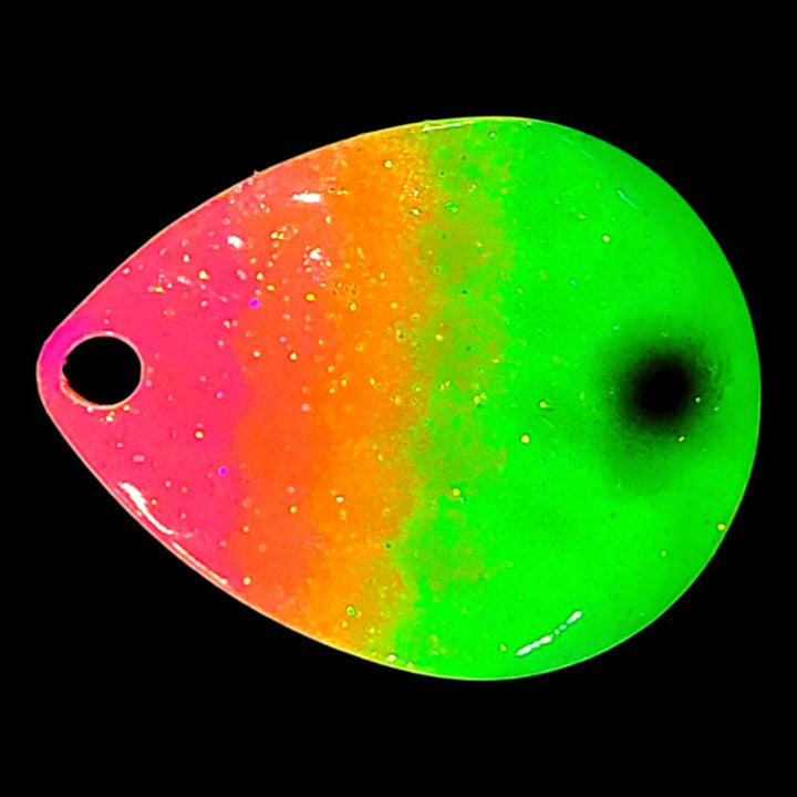 Bago Lures Pink Lime Attack Walleye Whisperer Deep Cup Colorado Blade.