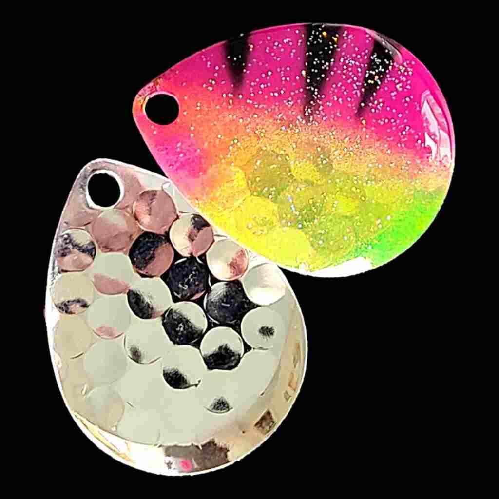 Purple Antifreeze Dragon Deep Cup Colorado Blade with silver back.