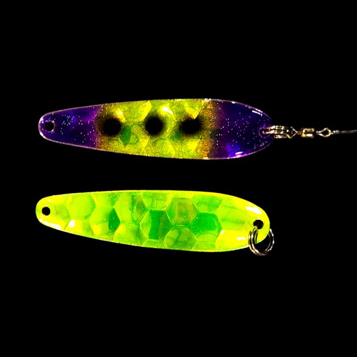 Purple Freeze Slow Death Whisperer Spoon Harness with antifreeze back.