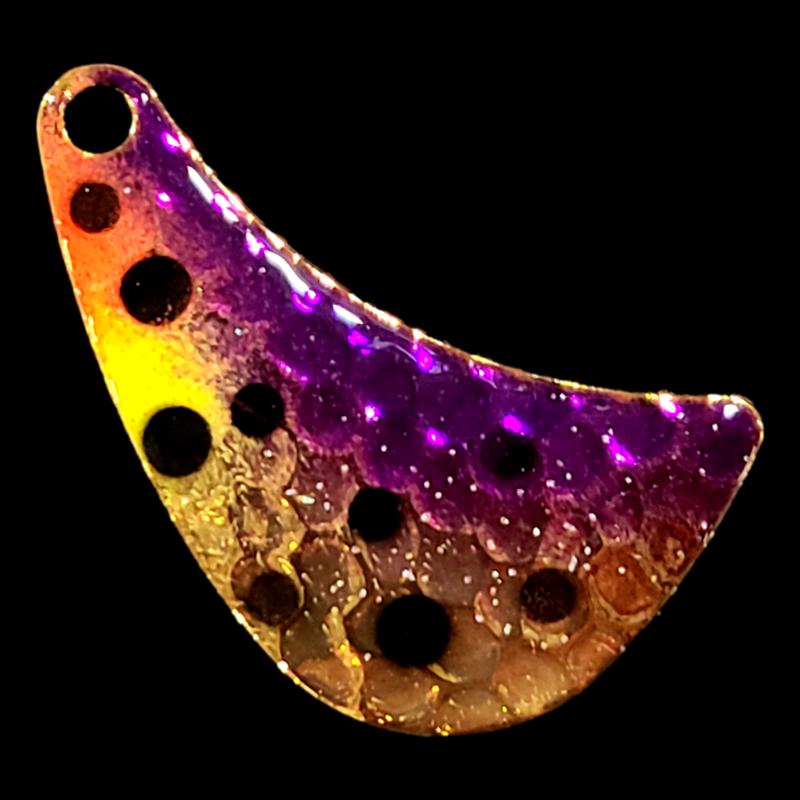 Bago Lures Purple Huckleberry Walleye Whisperer Hatchet Spinner Blade.