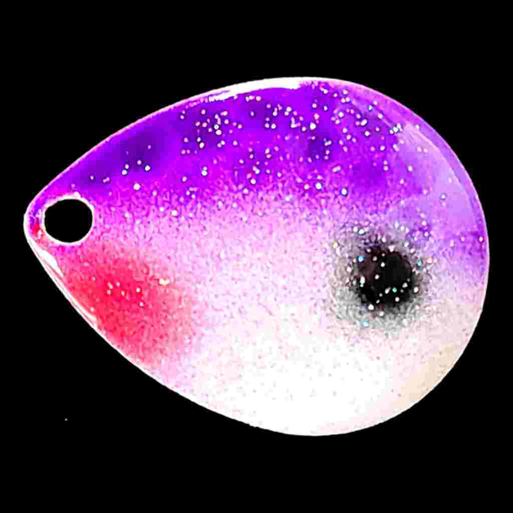 Bago Lures Purple Shad Deep Cup Colorado Blade.