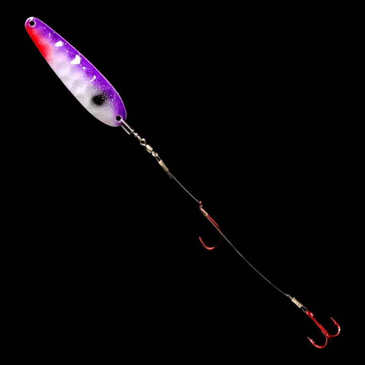 Bago Lures Purple Shad Spoon Harness.