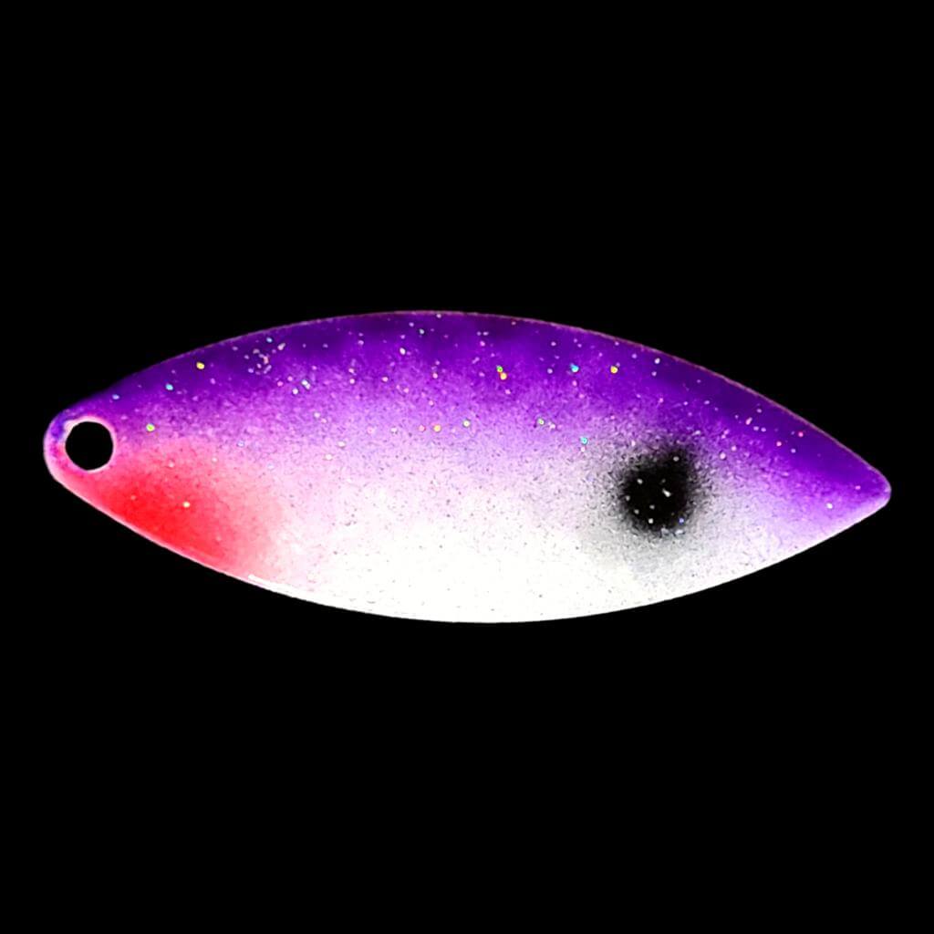 Bago Lures Purple Shad Willowleaf Spinner Blade.