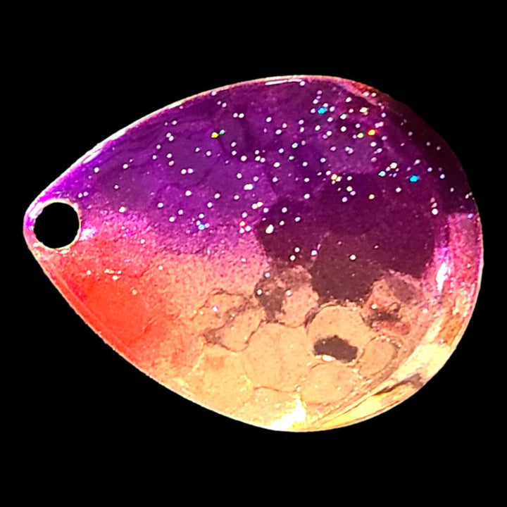 Bago Lures Purple Shiner Walleye Whisperer Deep Cup Colorado Blade.