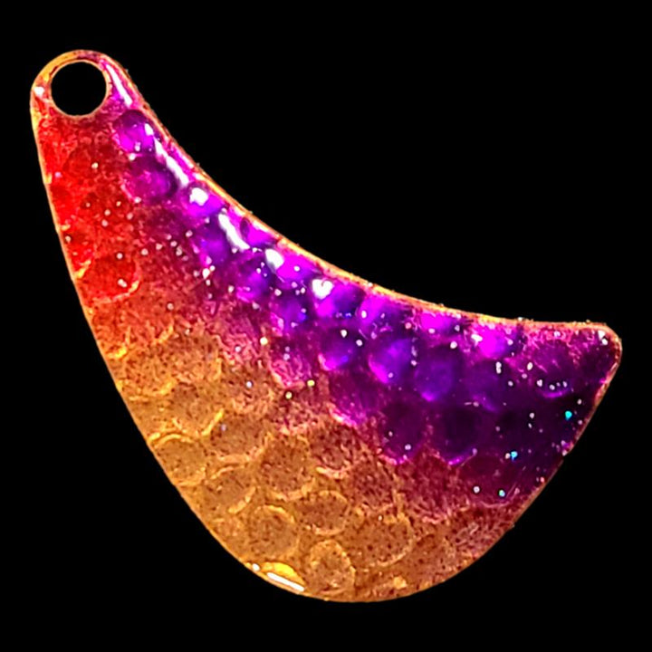 Bago Lures Purple Shiner Walleye Whisperer Hatchet Spinner Blade.