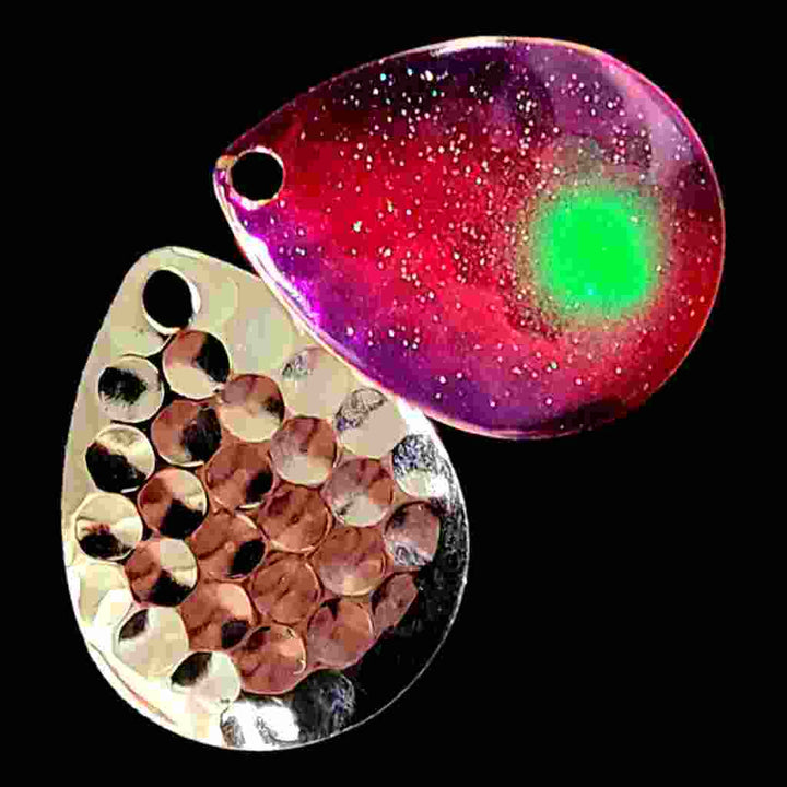 Bago Lures RJ Special Deep Cup Colorado Blade with nickel back.