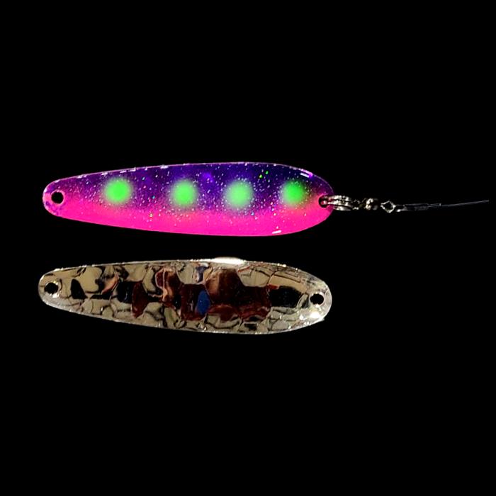 Reverse Muffin Slow Death Whisperer Spoon Harness with silver back.