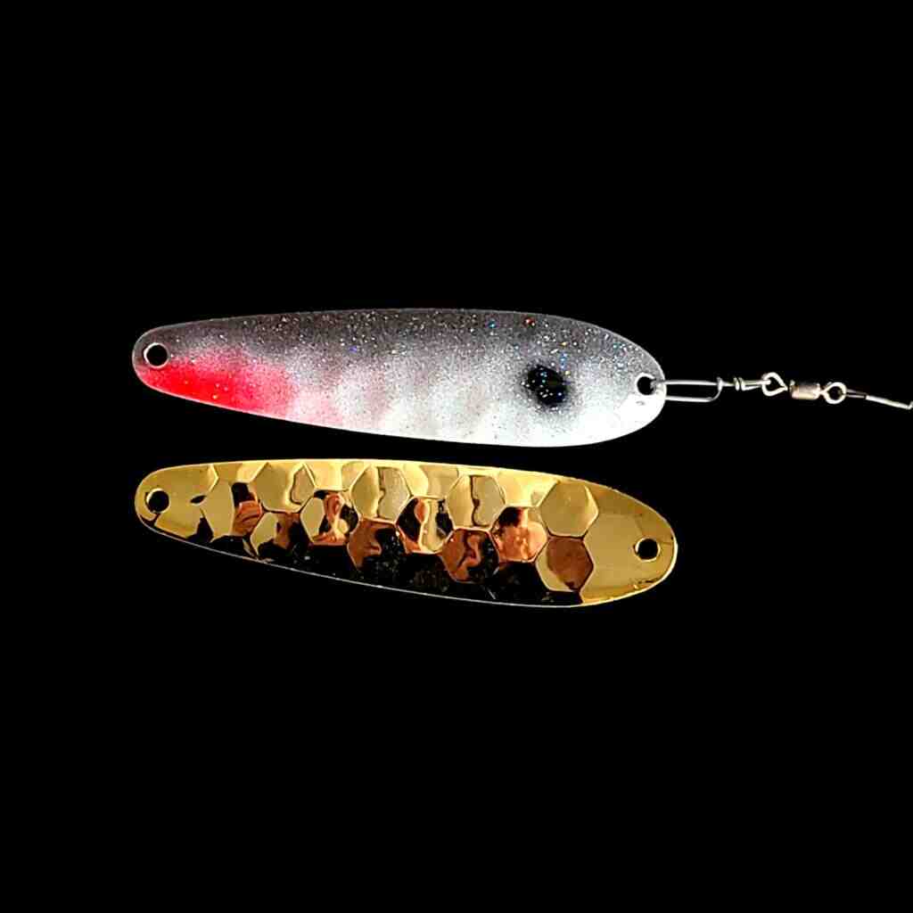 Bago Lures Shad Spoon Harness with gold back.