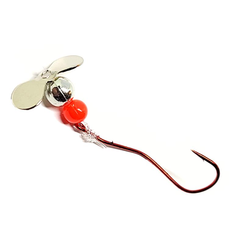 Bago Lures Silver Slow Death Propeller Rig.