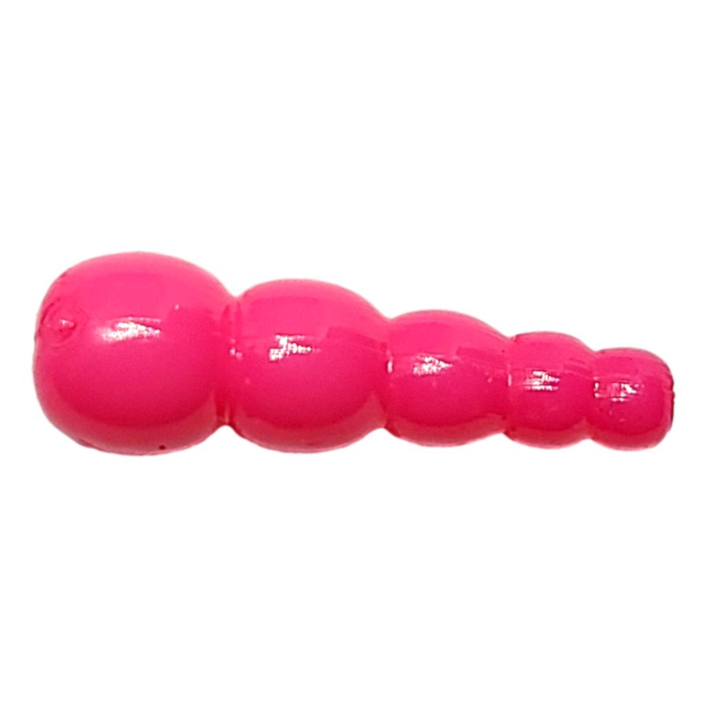Solid Pink Stack Beads.